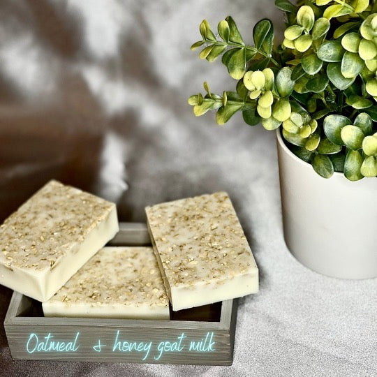 Oatmeal & Honey Goat Milk Bar Soap