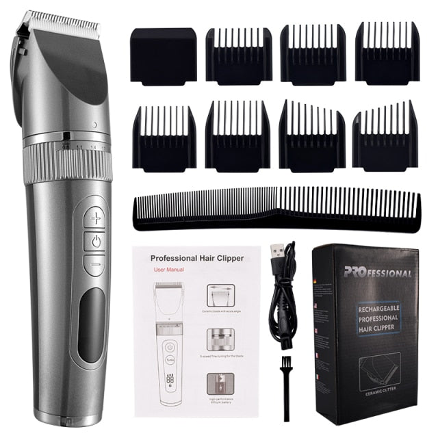 Wireless Waterproof Hair Clipper