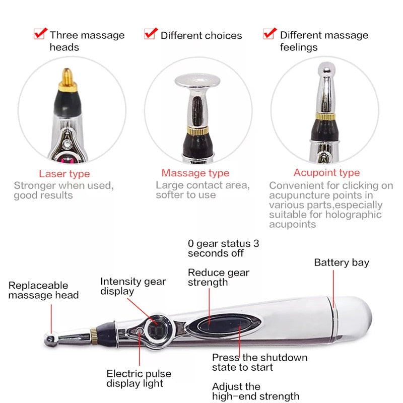 Electric Acupuncture Massage Pen