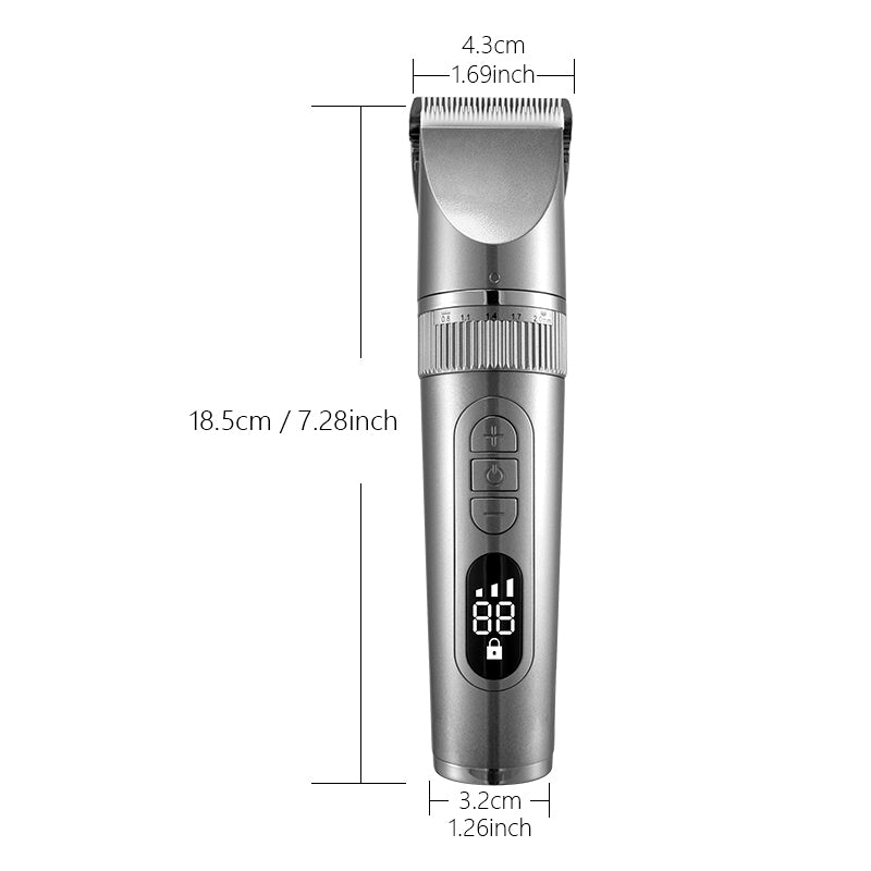 Wireless Waterproof Hair Clipper